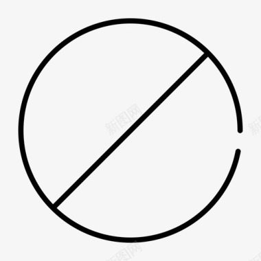 禁止禁止圆圈禁止标志图标图标