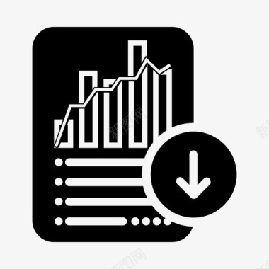 pdf文件下载统计报表代数文档图标图标