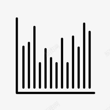 分析矢量图柱状图分析记录图标图标