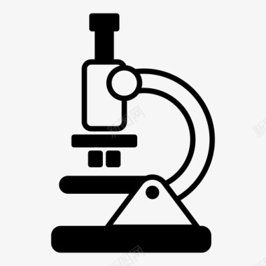 数码显微镜显微镜生物学教育图标图标