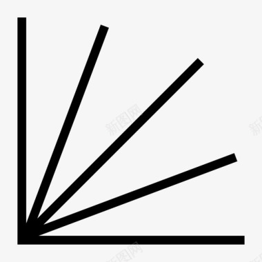 角度线条随机形状图标图标