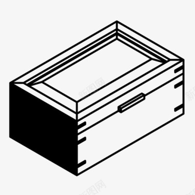 珠宝盒箱子保险箱图标图标