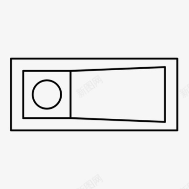 水平关闭停用电源关闭图标图标