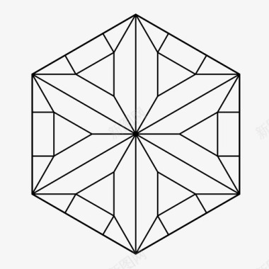 六边形图案六边形图案图案几何图标图标