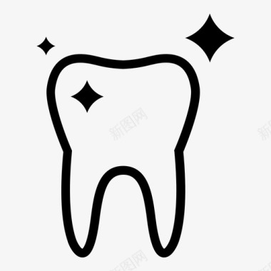 牙科牙齿美白牙科牙医图标图标