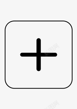 加号数学符号图标图标