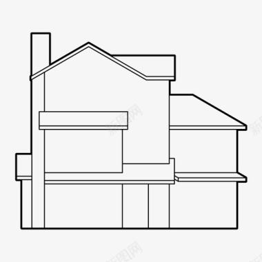 房屋桥房子建筑家庭住宅图标图标