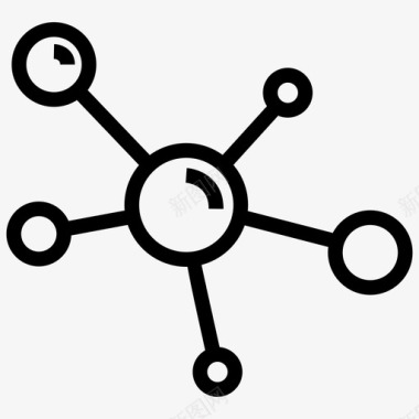 氧气罩分子医学氧气图标图标