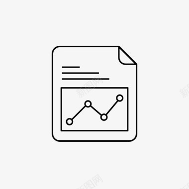 分析报告数据图形图标图标