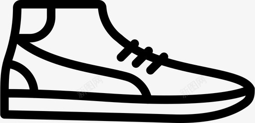 运动鞋时尚鞋类图标图标