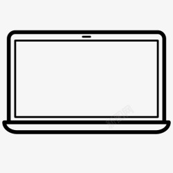 便携式电子产品笔记本电脑电脑显示器图标高清图片