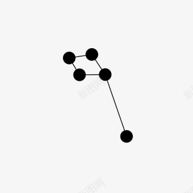 星星图案笔刷海豚构图星座图标图标