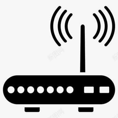 计算机硬件图标路由器通信调制解调器图标图标