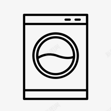 平底锅具洗衣机用具清洁用具图标图标