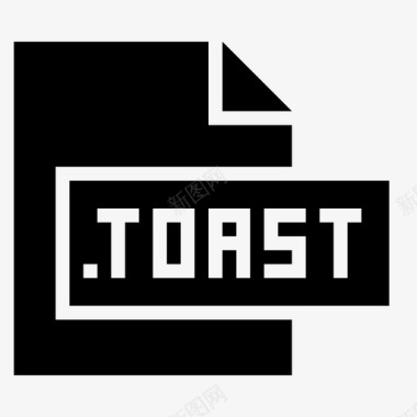 Flash扩展toast扩展名文件图标图标