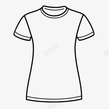 服装采购产品女式t恤女式t恤服装图标图标