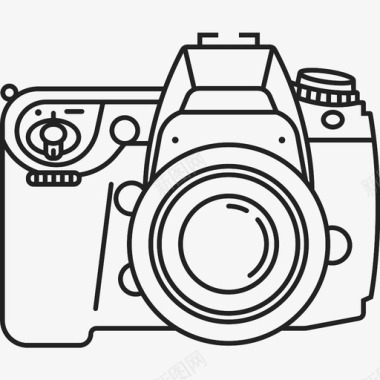 尼康d90相机镜头图标图标