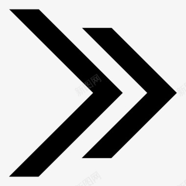 右箭头图标下的道路右箭头剪切方向前进图标图标