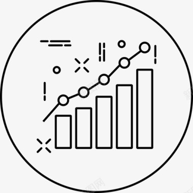 分析矢量图图表分析业务图标图标