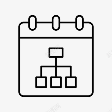 每日图表日历每日日历图表图标图标