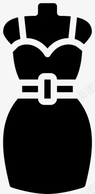 服装时尚女性图标图标