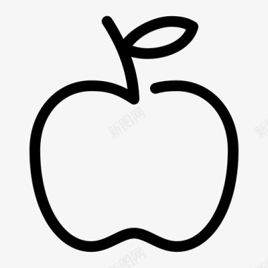 苹果水果青苹果图标图标