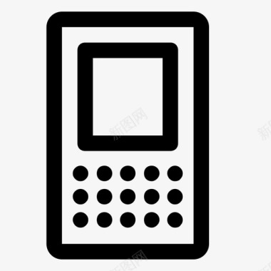 技术素材手机电话智能手机图标图标