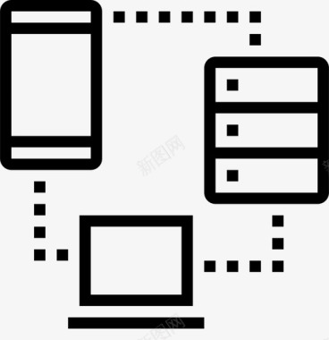 电话图片同步备份计算机图标图标