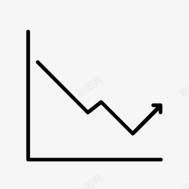 统计报告图折线图数学销售报告图标图标