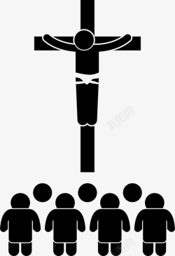 基督教会基督徒信徒教会耶稣基督图标高清图片