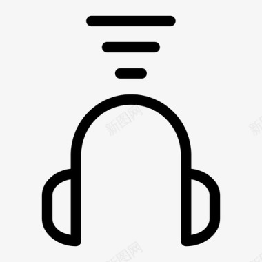 无线耳机电子图标图标