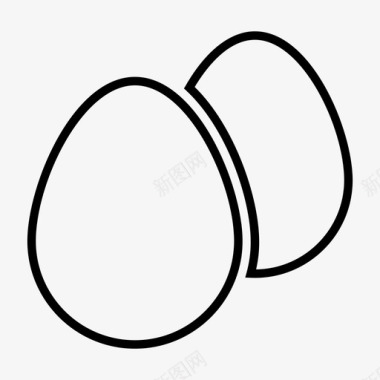 鸡蛋早餐吃图标图标