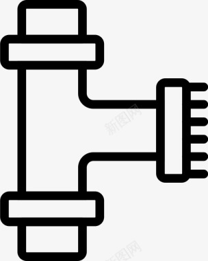 水粉盒管道延伸流量水图标图标