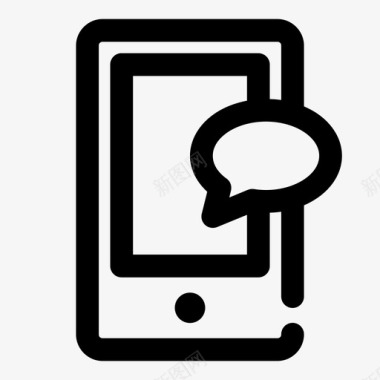 手机广告手机营销手机短信图标图标