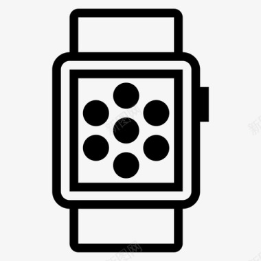 applewatch应用程序屏幕智能手表图标图标