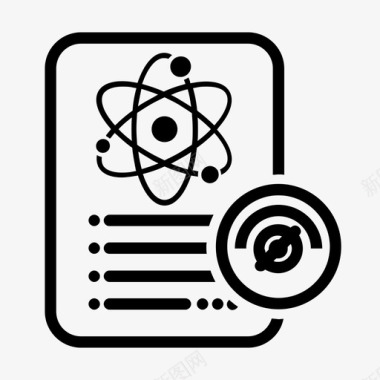 路标纸张不可见的科学文献隐藏笔记图标图标