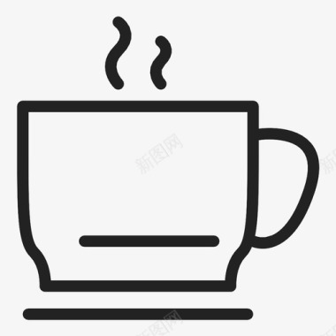 咖啡早餐咖啡时间图标图标