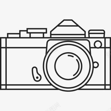 尼康fm2相机镜头图标图标
