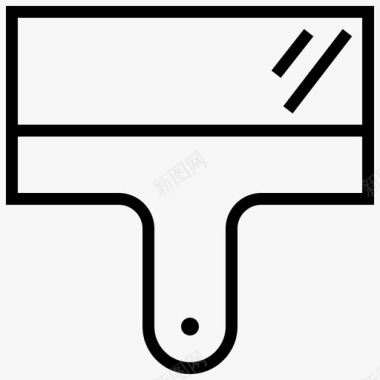 刮刀建筑手工工具图标图标