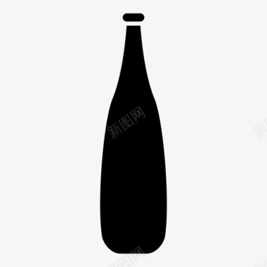 瓶子桑帕尼图标图标