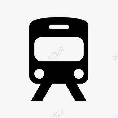 火车通勤轻轨图标图标