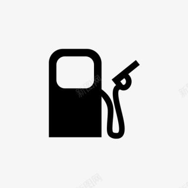 加油站汽车燃料图标图标