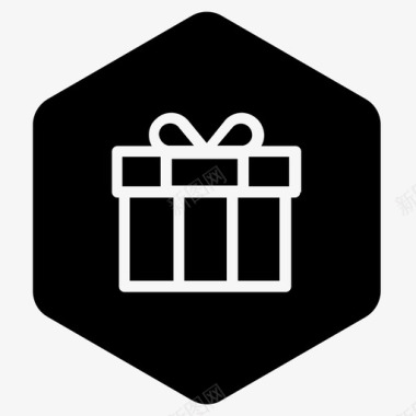 礼品礼品庆祝礼品盒图标图标