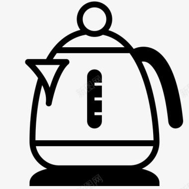 茶壶电水壶厨房图标图标