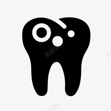 牙科龋齿牙科牙医图标图标