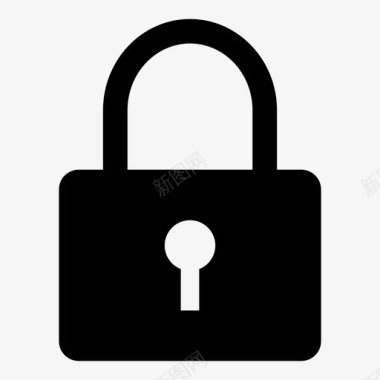 锁定锁定访问密码图标图标