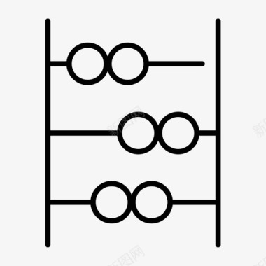 算盘计算学习图标图标