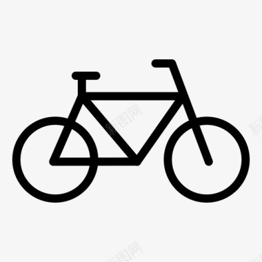 自行车链条自行车交通工具旅行图标图标