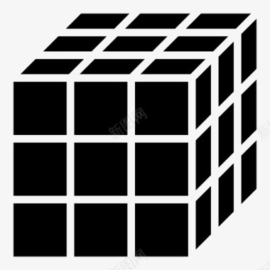 学校比赛rubikscube街区tessera图标图标