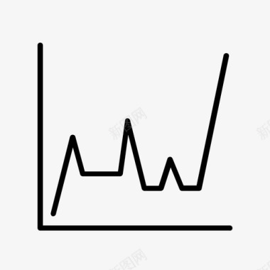 icon统计折线图数字数学图标图标